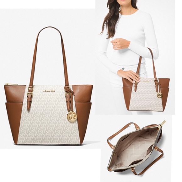 ✨MICHAEL KORS✨Authentic Vanilla Tote NEW! - Picture 11 of 12